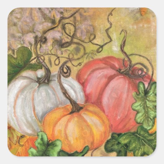 Pompoenen Halloween Sticker (Voorkant)