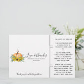 Pompoenen Herfst Baby shower Snoep Bar Wrapper (Staand voorkant)