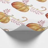 Pompoenen, Herfst-lantaarns, vulpapier Cadeaupapier (Hoek)