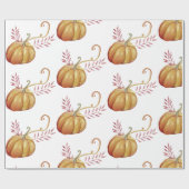 Pompoenen, Herfst-lantaarns, vulpapier Cadeaupapier (Vlak)