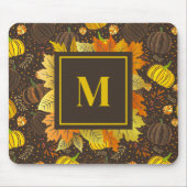 Pompoenen Herfst Oogst Patroon Muismat (Voorkant)