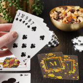 Pompoenen Herfst Oogst Patroon Pokerkaarten (Insitu)