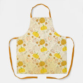 Pompoenen Herfst Oogst Patroon Schort (Voorkant)