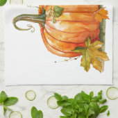 Pompoenen Herfst Theedoek (Gevouwen)