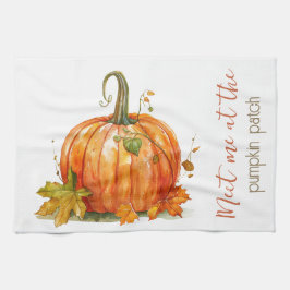 Pompoenen Herfst Theedoek