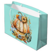 Pompoenen in de herfst groot cadeauzakje (Achterkant Gekanteld)