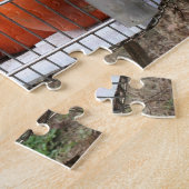 pompoenen in de herfst van winkelwagentje legpuzzel (Zijkant)