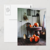 Pompoenen in Kitchen Briefkaart (Voorkant / Achterkant)