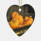 Pompoenen in Sepia van de Wagen Ornament (Links)