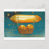 Pompoenen in vliegende mand briefkaart (Voorkant)