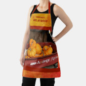 Pompoenen in Wagon Country Herfst gepersonaliseerd Schort (Insitu)