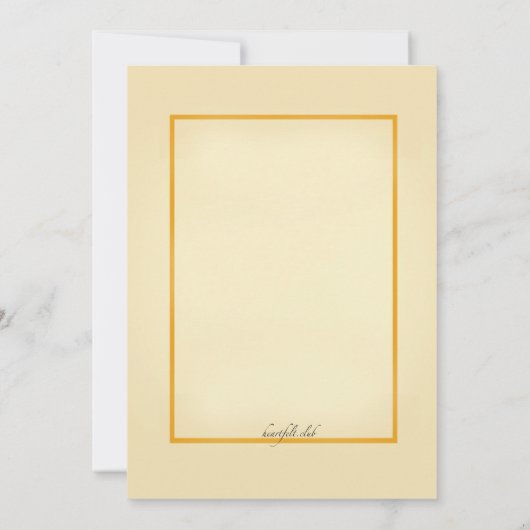 Pompoenen in Waterverf Uitnodiging (Achterkant)