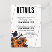 pompoenen informatiekaartje (Voorkant)