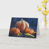 "Pompoenen" Kaart (Gele Bloem)