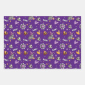 Pompoenen, katten en bloemen, boo Halloween Inpakpapier Vel (Voorkant 2)