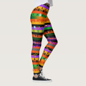 Pompoenen, katten en halloween Party Leggings (Rechts)