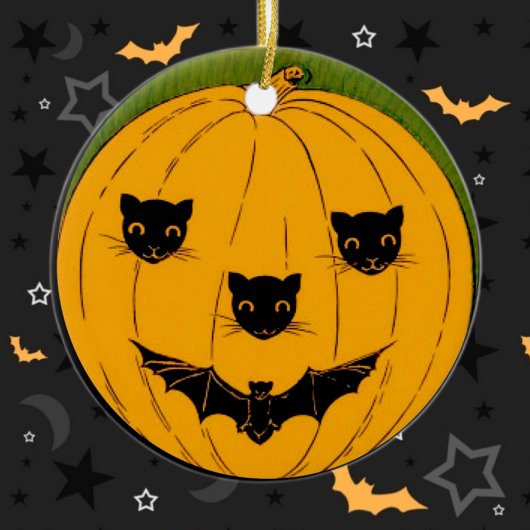 Pompoenen Keramisch Ornament