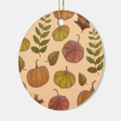 Pompoenen keramisch ornament (Links)