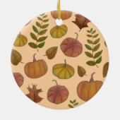 Pompoenen keramisch ornament (Achterkant)