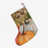Pompoenen Kerstkous Kleine Kerstsok (Achterkant (Hangend))