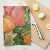 Pompoenen Keukenhanddoek Halloween (Quarter Fold)