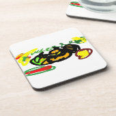 Pompoenen koel bier onderzetter (Linkerzijde)