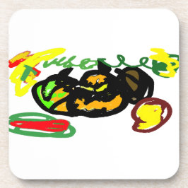 Pompoenen koel bier onderzetter