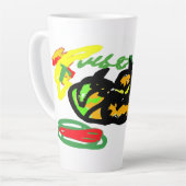 Pompoenen koel latte mok (Linkerhoek)