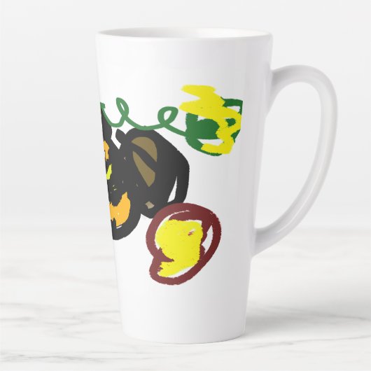 Pompoenen koel latte mok (Rechts)