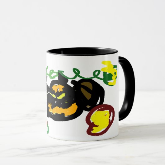 Pompoenen koel mok (Voorkant rechts)