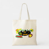 Pompoenen koel tote bag (Achterkant)