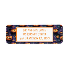 Pompoenen Magic Petten Halloween Etiket