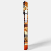 Pompoenen Maple verlaat herfstplaids Case-Mate iPhone Case (Achterkant / Links)