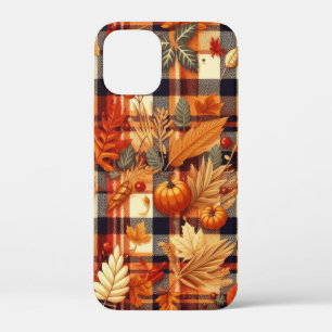 Pompoenen Maple verlaat herfstplaids Case-Mate iPhone Case
