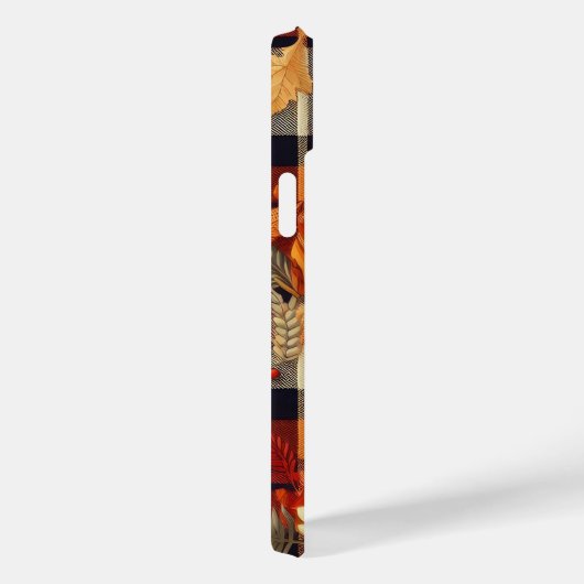 Pompoenen Maple verlaat herfstplaids Case-Mate iPhone Case (Achterkant / Rechts)