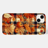 Pompoenen Maple verlaat herfstplaids Case-Mate iPhone Case (Achterkant (horizontaal))