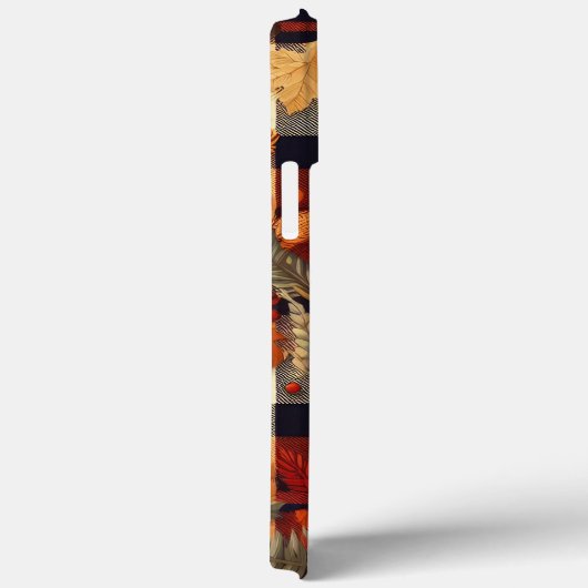 Pompoenen Maple verlaat herfstplaids Case-Mate iPhone Case (Achterkant / Rechts)