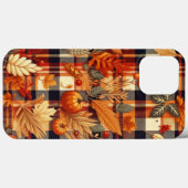Pompoenen Maple verlaat herfstplaids Case-Mate iPhone Case (Achterkant (horizontaal))