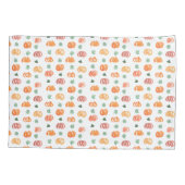 Pompoenen met lederen modeldraagtas kussensloop (Achterkant)