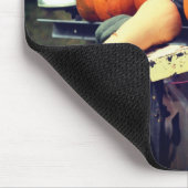 Pompoenen op de oude Natuur voor vrachtwagens Muismat (Hoek)