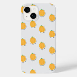 Pompoenen op grijs Case-Mate iPhone 14 hoesje