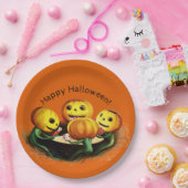 Pompoenen op het Bord Halloween Paper Cards (Feest)