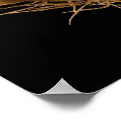 Pompoenen op Kaart Halloween Poster (Hoek)