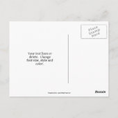 Pompoenen op vrachtwagenland gepersonaliseerd briefkaart (Achterkant)