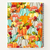 Pompoenen, paddenstoelen en valluiers notitieboek (Achterkant)