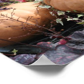 Pompoenen Planten Boerderij Stand Mirror Abstract Poster (Hoek)