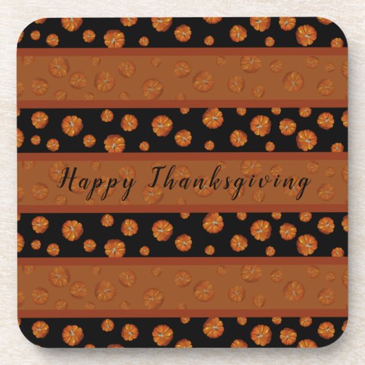 Pompoenen Plastic Onderzetters (Voorkant)