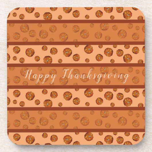 Pompoenen Plastic Onderzetters (Voorkant)