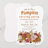 Pompoenen pluk crew Wildflower Kaart (Voorkant / Achterkant)