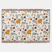 Pompoenen, Pomegranaten en peren Deken (Voorkant)